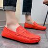 Realheren Mode Loafer Herren Kunstleder Freizeit Slipper Schuhe Fahr Moccasins Flach Bequem Große Größe 47 48