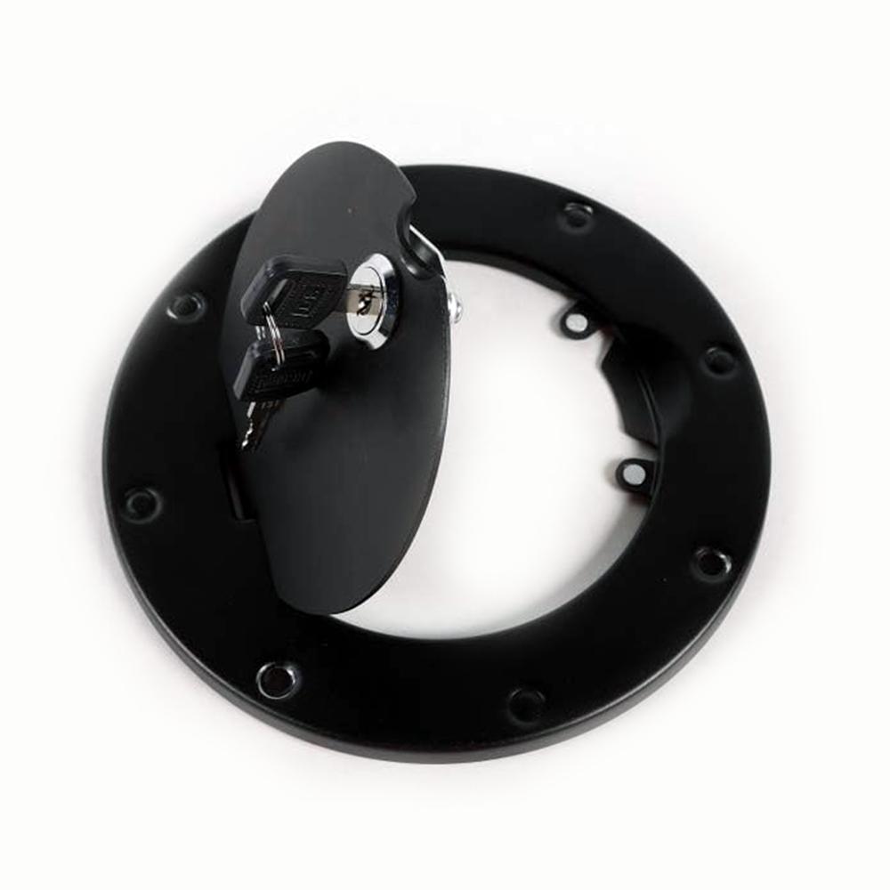 For Jeep Wrangler TJ 1997 - 2006 Rampage Locking Fuel Door Cover Billet Style Locking Fuel Gas Tank Cap Cover Fuel Tank Caps3