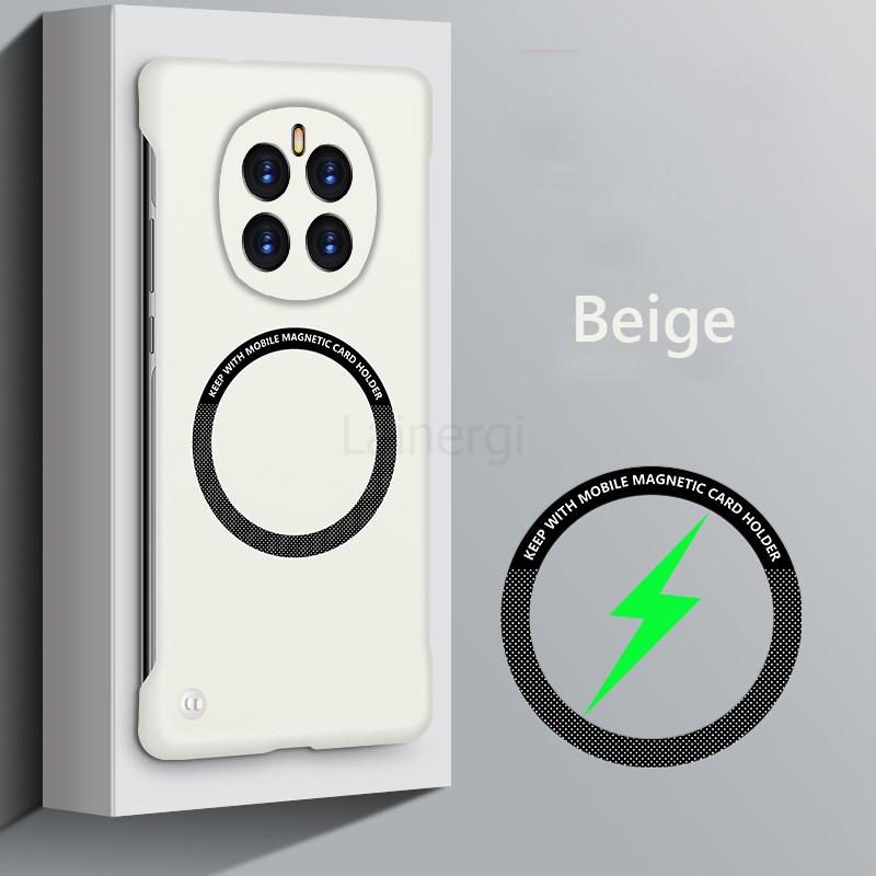 Bezrámečkový magnetický pro Magsafe tenký kryt pro Honor Magic7 Pro Magic 7Pro 5G bezdrátové nabíjení tvrdý zadní kryt