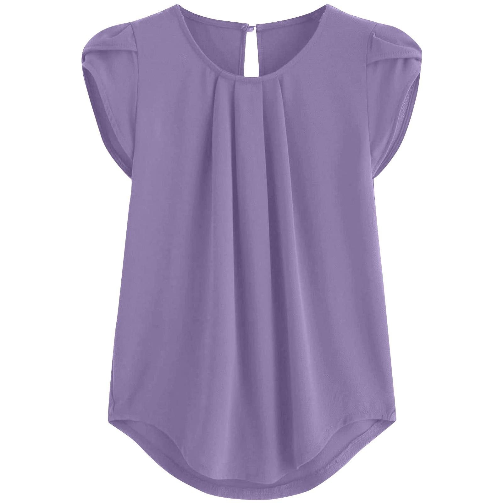 

Женские модные однотонные повседневные топы с короткими рукавами и круглым вырезом на пуговицах XXXL