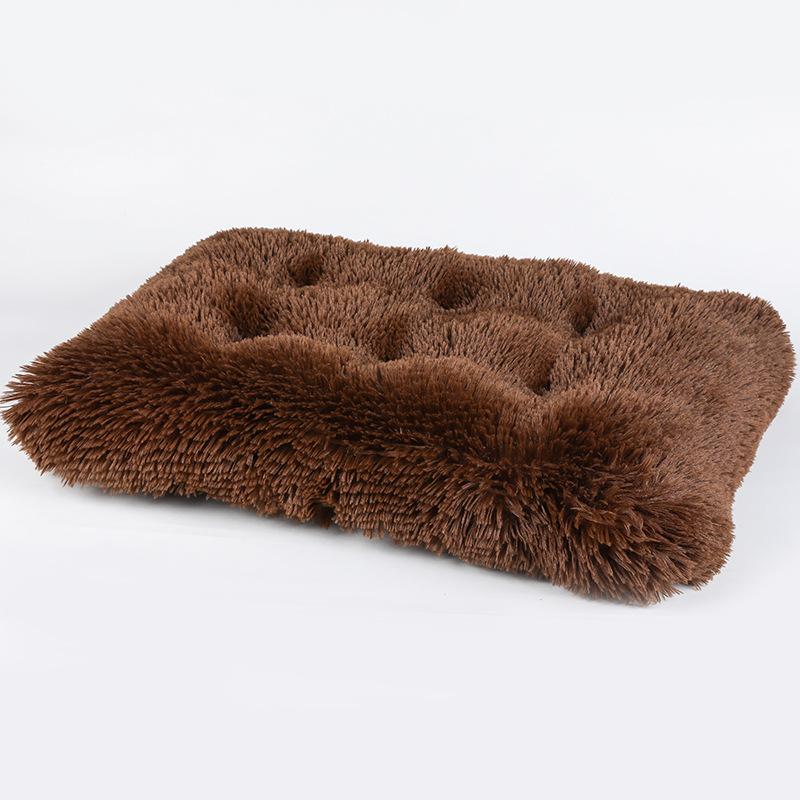 Doghouse Thickened Warm Plush Dog Bed Cat Dog Kennel Cushion Sleeping Cushion Pet Supplies