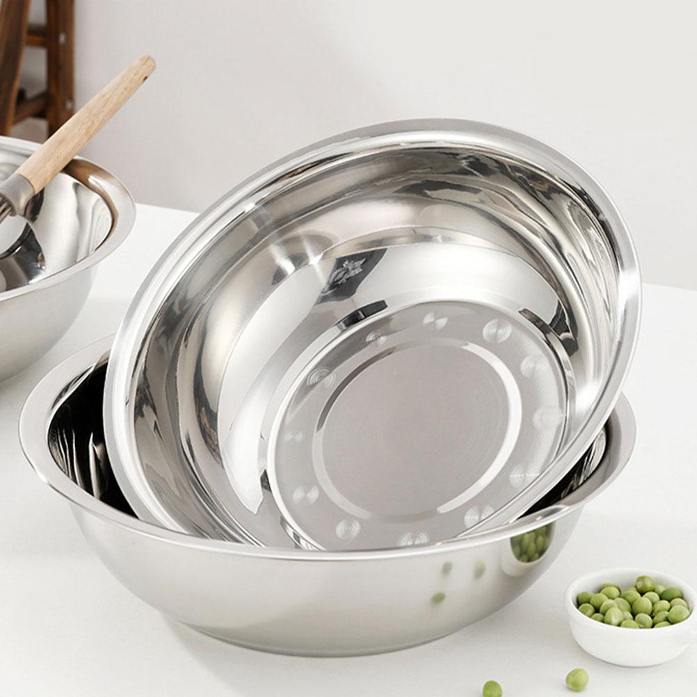 Large Stainless Large Bowl Steel Basin Mixing Large Stainless Steel Mixing Bowl Bowl Kitchen Large Stainless Steel Bowl Tool