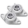 2025+ 2 Pcs SUCFL204-12 Pillow Block Bearings 3/4 Inch Bore Self Alignment, Solid Cast Iron Base Mounted Chrome Steel Bearings