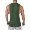 2023 European Men's Sleeveless Loose Fit Solid Color Casual Tank Top