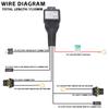 2sets Car 1 lead 2 Lamp H4 HID Bi-LED Relay Harness Wire High Low Projector Lens Cables Headlight Control Connector Wires 12V