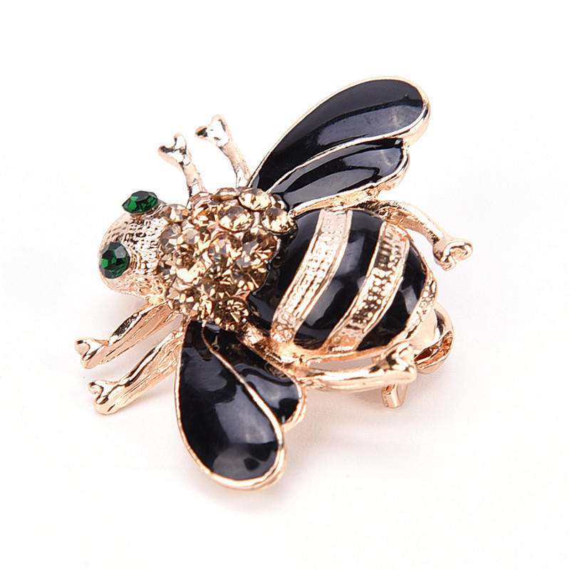 Bie Brosje Elegant Gullbelagt Festbrosje Smykker