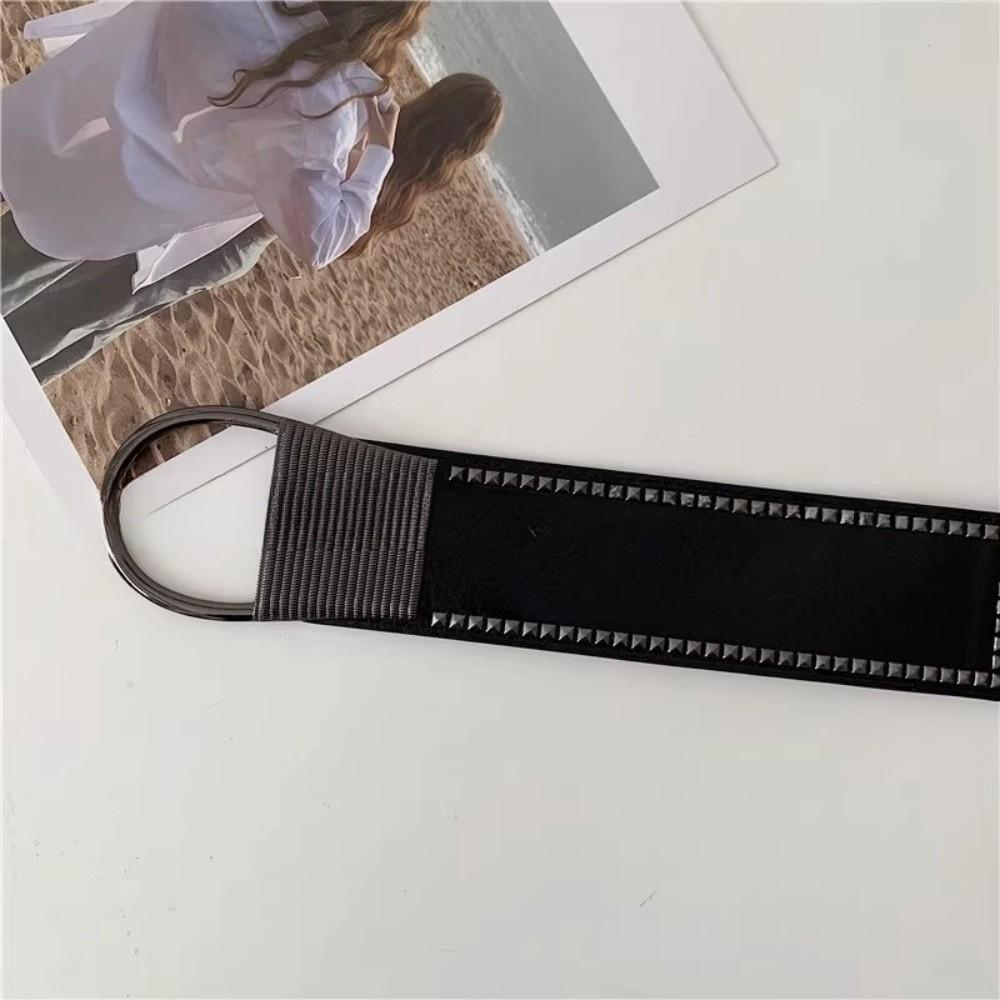 PU Wide Waist Belt Wide Waistband Fashion Rivets Waist Corset Coat