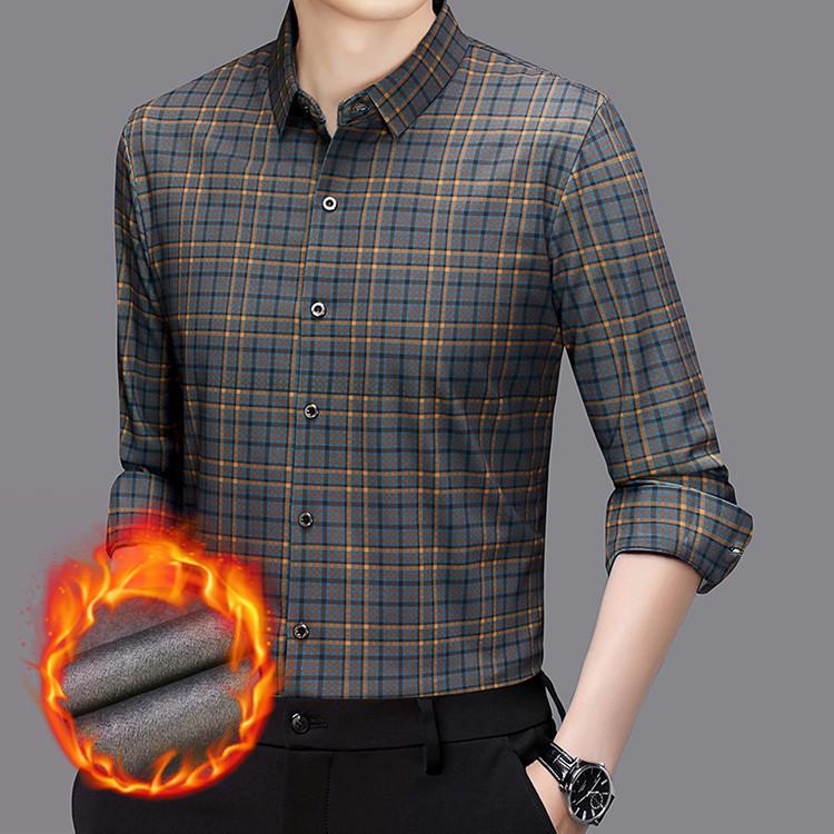 Winter Shirt Casual Men s Shirt Fashion M