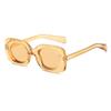 Square Sunglasses Street Shot Fashion Women'S Sunglasses High-End Macarons Thick Frame Oval Glasses Men