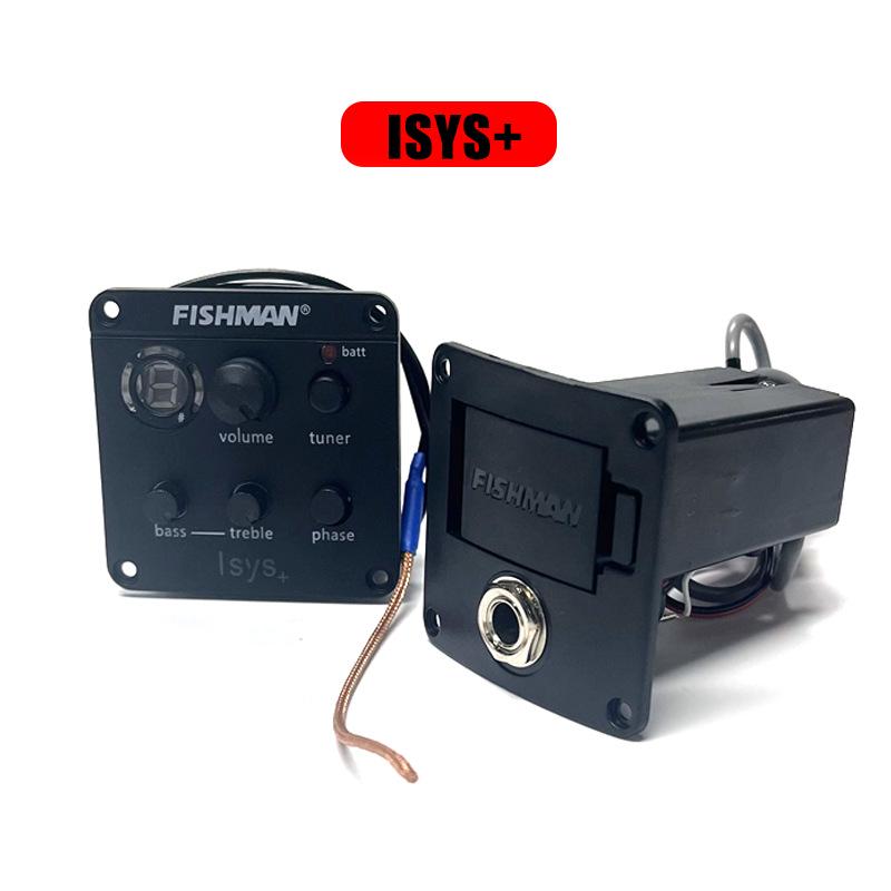 ISYS+ Guitar Pickup & EQ Box with LCD Tuner - Folk Instrument Accessory
