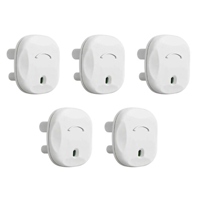 

Nontoxic Plastic Sockets Protectors Durability Materials Sockets Cover for Child Safety Resists Daily Wear and Tear