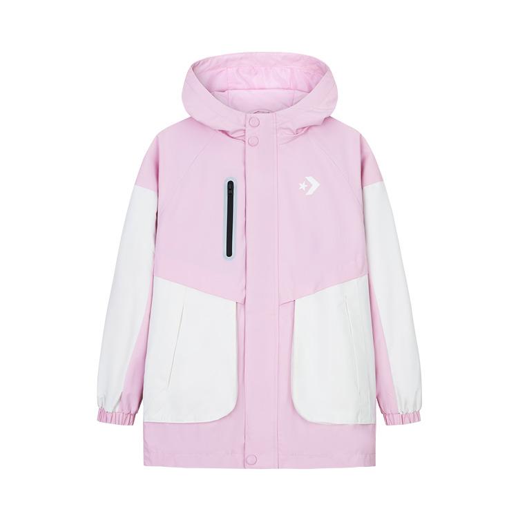 Куртки и пальто Converse Кожаные Розовые Подростковые CV2512681GS-003 L