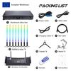German Warehouse IP65 1.2M LED Tube Dj Battery Wireless DMX Artnet Remote 360 Degree LED Pixel Tube Light for DJ Disco KTV