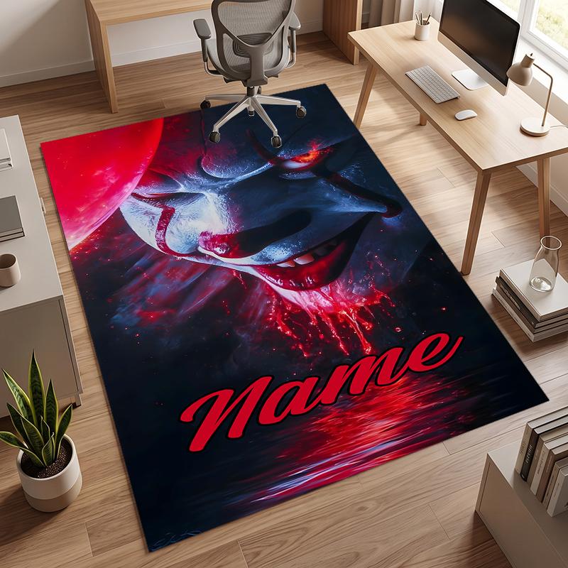 Pennywise (14) Personalizowany dywanik biurowy z imieniem Stylowa dekoracja do salonu, sypialni, kuchni