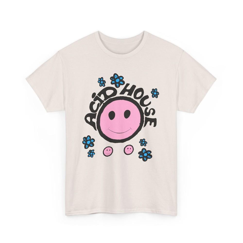 Винтажная футболка в стиле эйсид-хаус 1989 года S