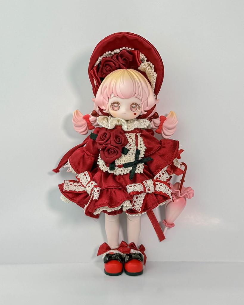 sweet Emilya Trails Vintage PVC Trading Box of 8 "Shattered Stars Treasure" Dolls,