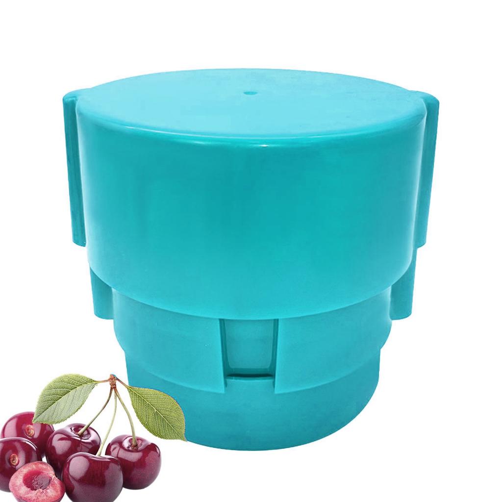 Portable Cherry Pitter Plastic Cherry Core Remover with 6 Individual Holes Cherry Corer Seed Remover Tool