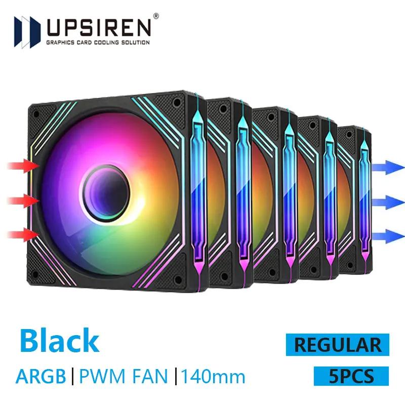 UPSIREN PF-14 PRISM 4PRO Computer Chassis Fan 14cm ARGB 4 Pin PWM Quiet Cooling Fan 12V Large Air Volume 61.5CFM/650-1800RPM