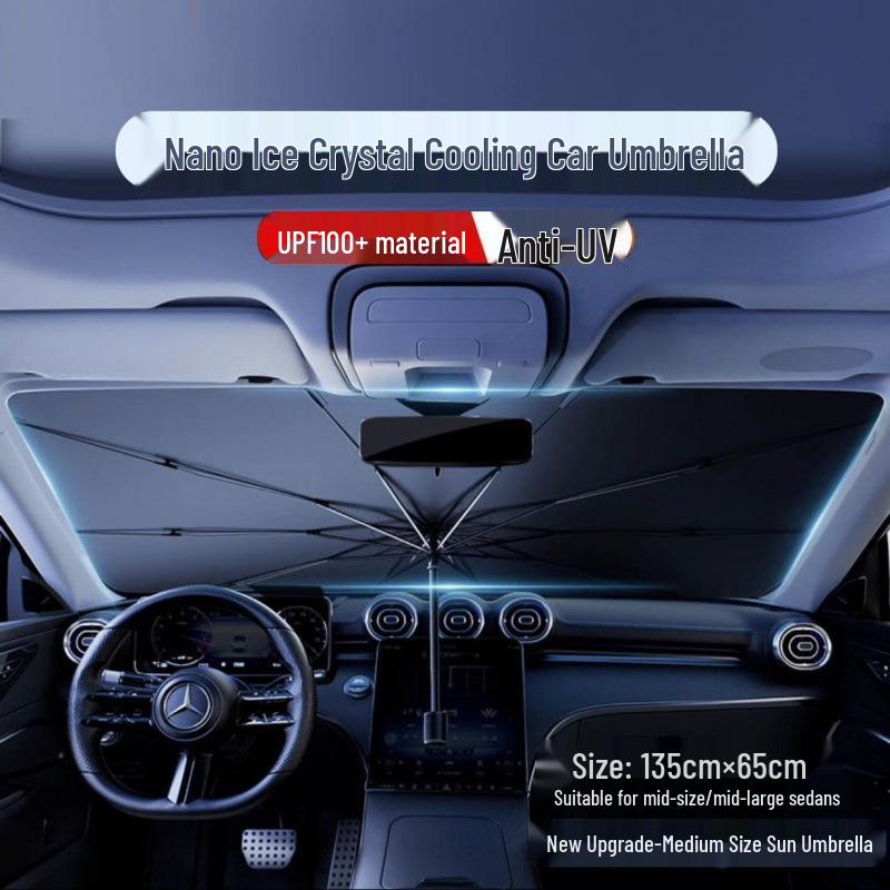 Car Windshield & Window Sunshade: Heat Insulation & Sun Protection Visor
