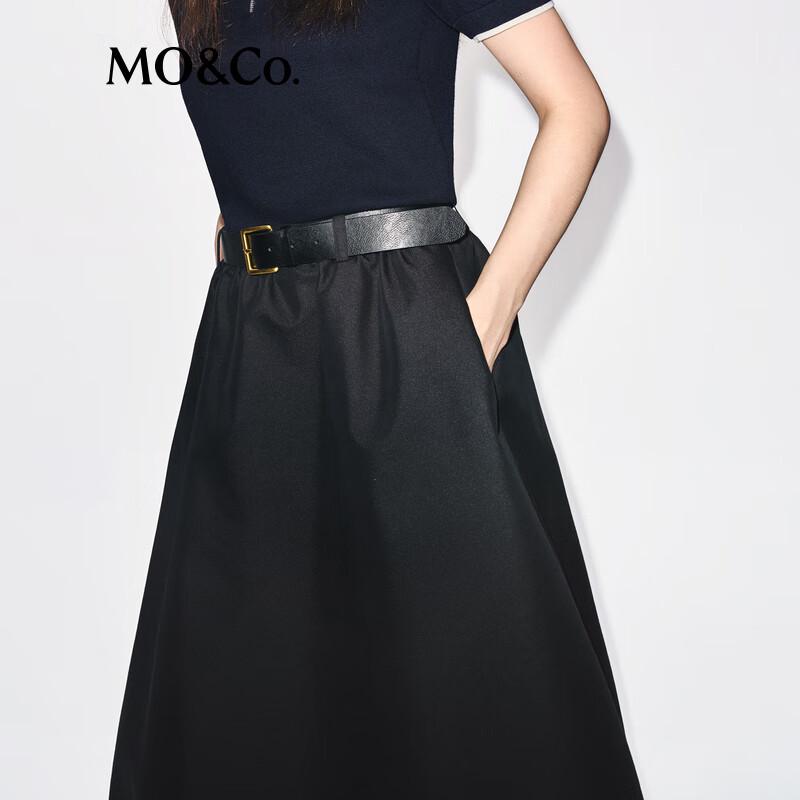MO&Co. A-Line Mid-Length Skirt