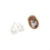 Elegant Swan Ceramic Animal Sculpture And Ornate Resin Photo Frame Decorative Tabletop Ornament for