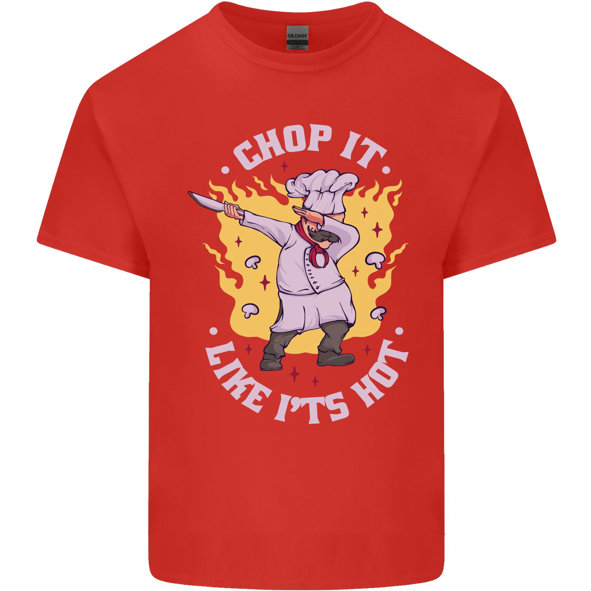Chop It Like Its Hot Funny Chef Cook BBQ Unisexs Light Cotton TShirt S