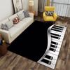 Piano Keys Curved Design Suitable As a Non-slip Mat for the Living Room or Bedroom Sofa