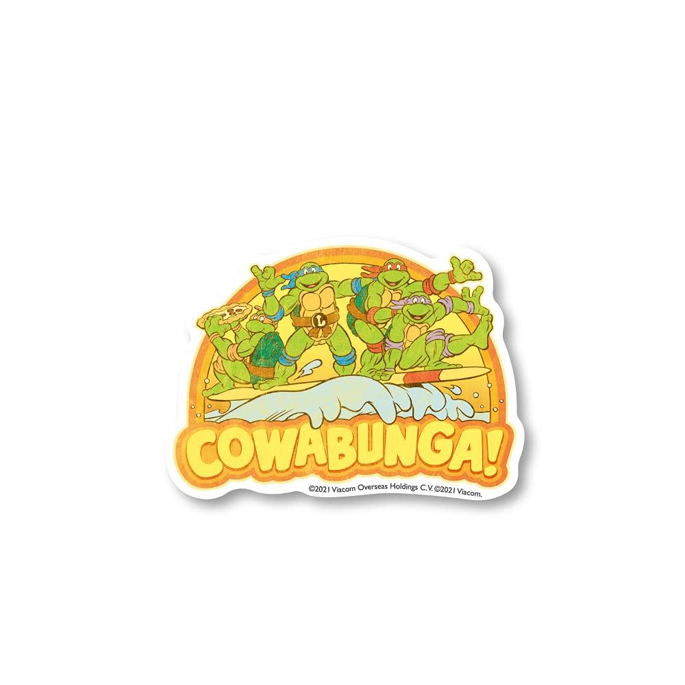 Teenage Mutant Ninja Turtles Mini Character Ninja American Official GS Merchandise COWABUNGA! Stickers, Retro, Turtles, Movie, Anime, Comic, TTS014,