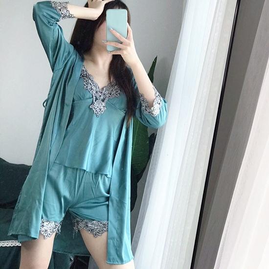 Spring and Summer Sleepwear Five Piece Set Sexy Home Sleepwear European and American Lingerie Sexy Lace Sleepwear