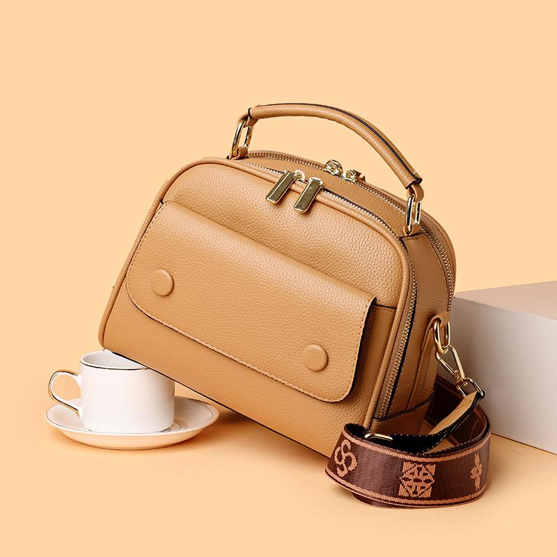 Fashion women's bags, large-capacity new models, free mother women's messenger bags, simple and versatile portable shoulder bags