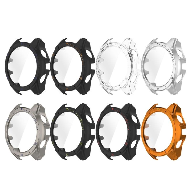 Smartwatch Shell Guard Cover PC Glass Case For 8 51/47/43mm Screen Protector Frame Shell Safe, Quick To Attach & Detach