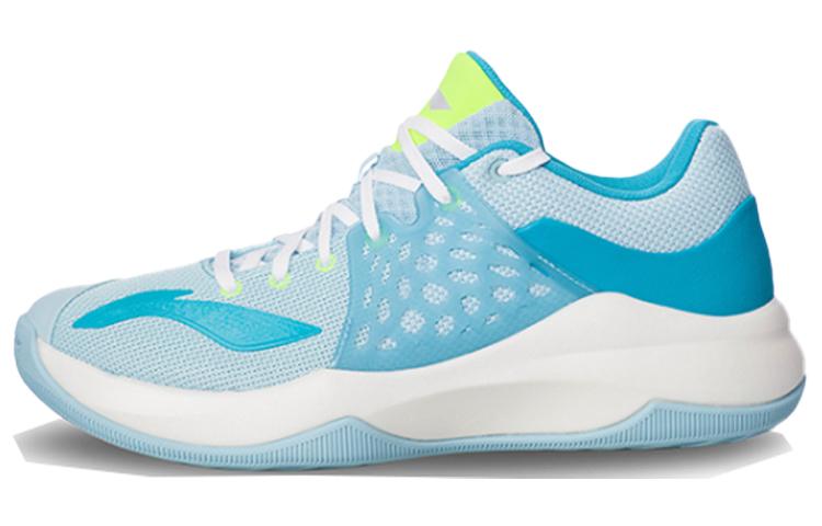 Li Ning SONIC TD Амортизирующие Нескользящие Износостойкие Низкие Баскетбольные Кроссовки Светло-Голубые ABPQ035-3 45