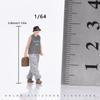 1/64 Miniature Figures Model Action Figure Hand Painted Garage Scene People Resin Collection Desk