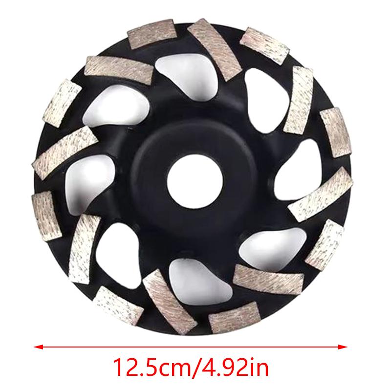 1Pc Diamond Grinding Wheel 4.5Inch 5Inch Granite Marble Grinder Plate Concrete Polishing Disc Cup Wheel Bore22.23Mm