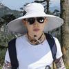 Mesh Fisherman Hat UV Protection Breathable Foldable Breathable Camping Bucket Cap Summer Anti Sun Hiking Outdoor Beach Caps