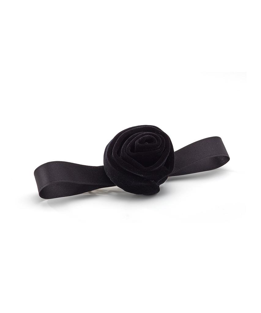 Findelise Velvet Rose Corsage Ribbon Pin
