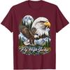 Fly High Jackie, Jackie and Shadow Bald Eagle for Men Women T-Shirt