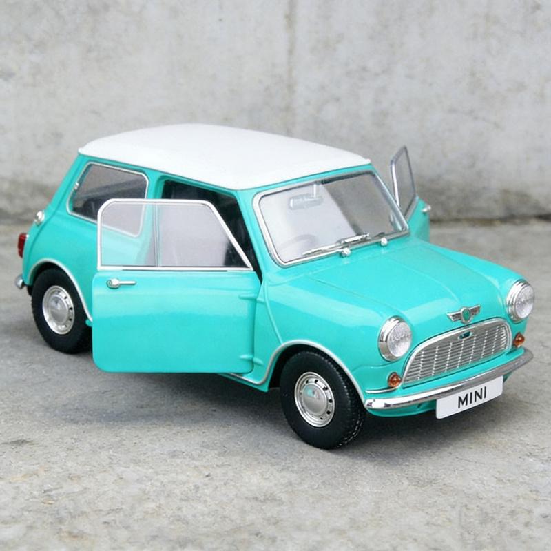 1:18 Morris Mini Minor Cooper 1959 Alloy Classic Old Car Model Diecasts Metal Retro Vehicles Car Model High Simulation Kids Gift