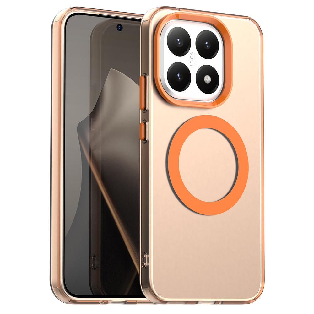 

Для Xiaomi 15T 15T Pro Тонкий Ударостійкий Протиударний Магнітний Матовий Чохол для Телефону з Захистом від Відбитків Пальців For Xiaomi 15T помаранчевий