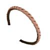 Fabric Braided Hairhoop With AntiSlip Teeth Grip For Face Washing Exercise Strong Hold On Short Hair Styling Hairband
