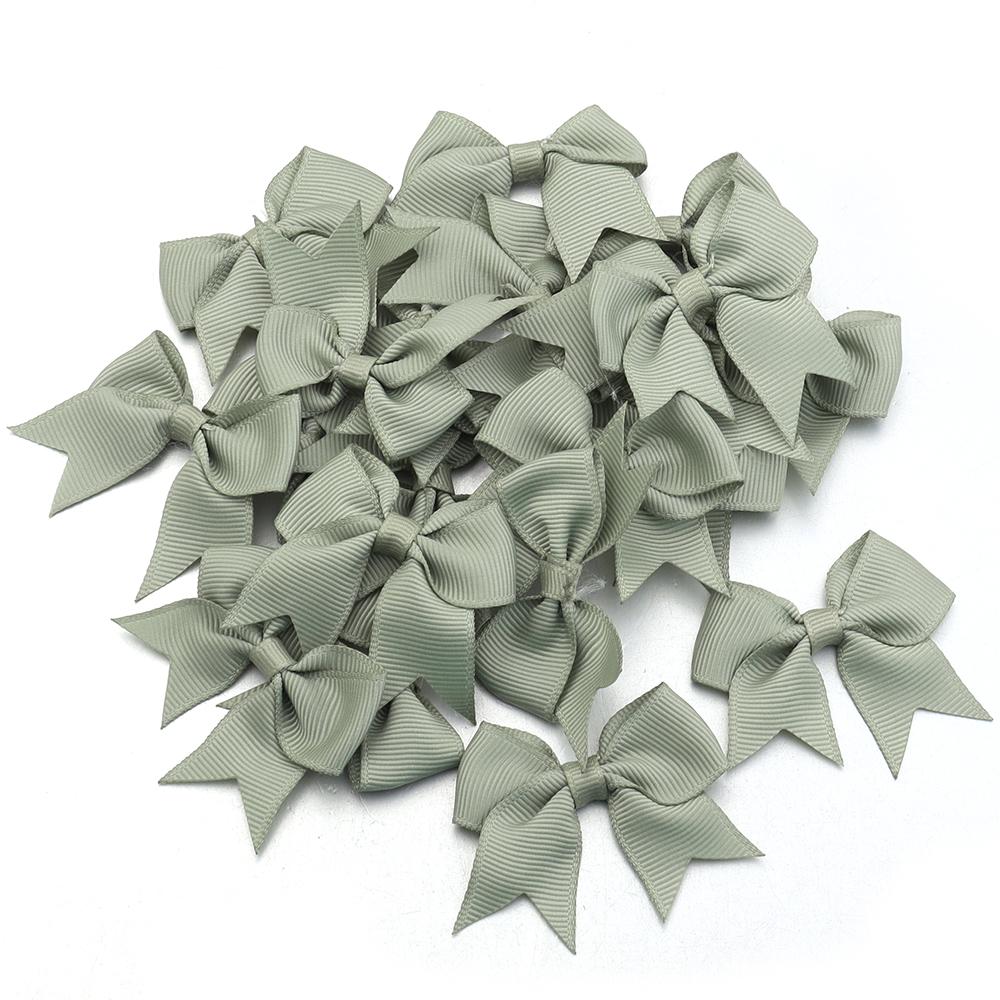 20pcs/lot Polyester Satin Ribbon Bows Handmade Bowknot Tie For Crafts Haircilp Clothing Wedding Party Decor DIY Gift Packing