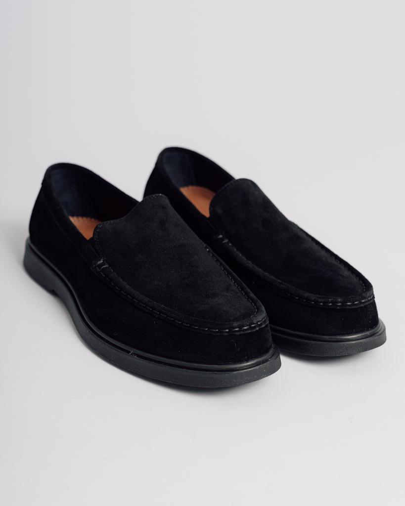 Men's Loafers Davis 460910 40 Black Suede