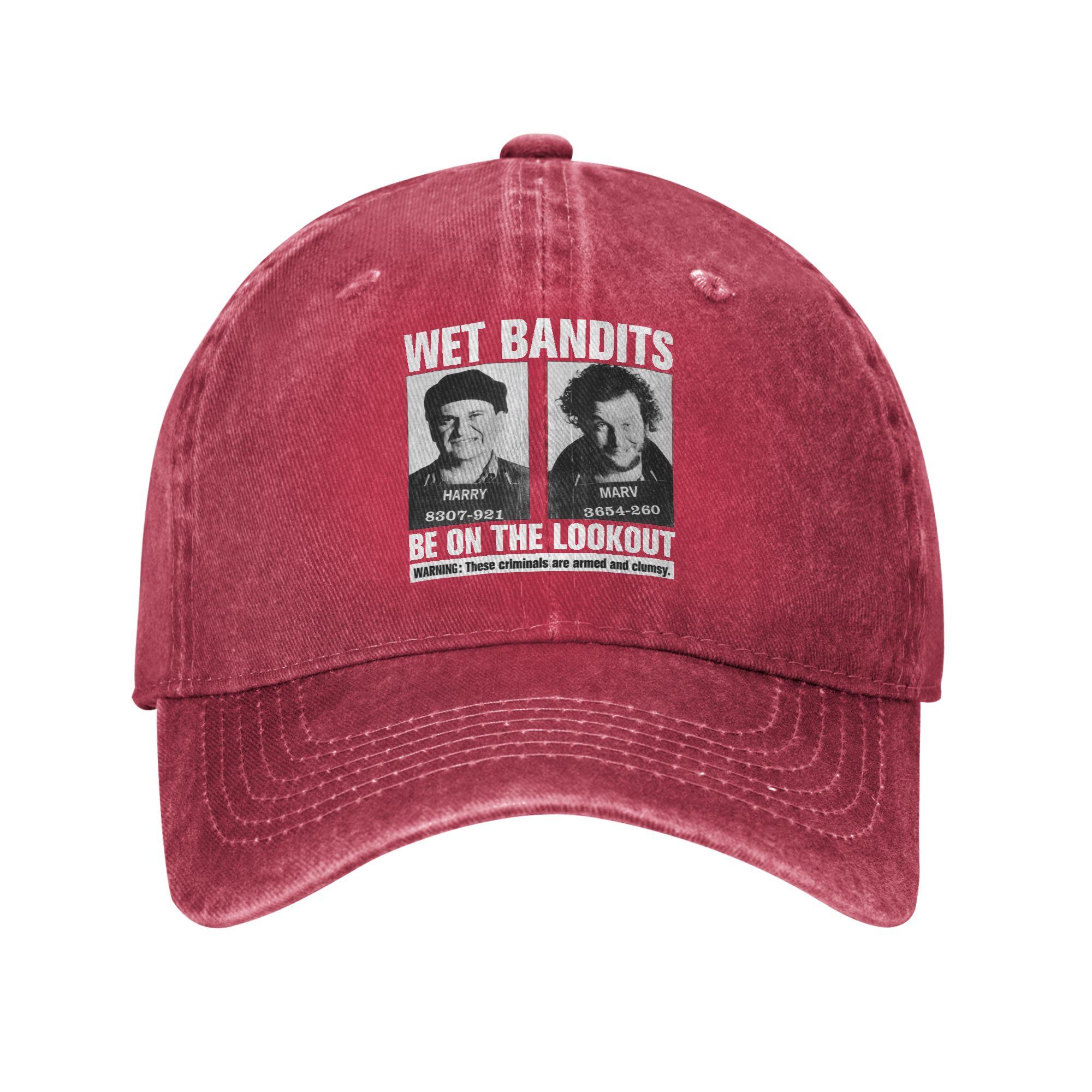 Home Alone Wet Bandits Baseball Caps Classic Distressed Denim  Snapback Cap for Unisex Women Outdoor Workouts  Adjustable Hats Cap One Size