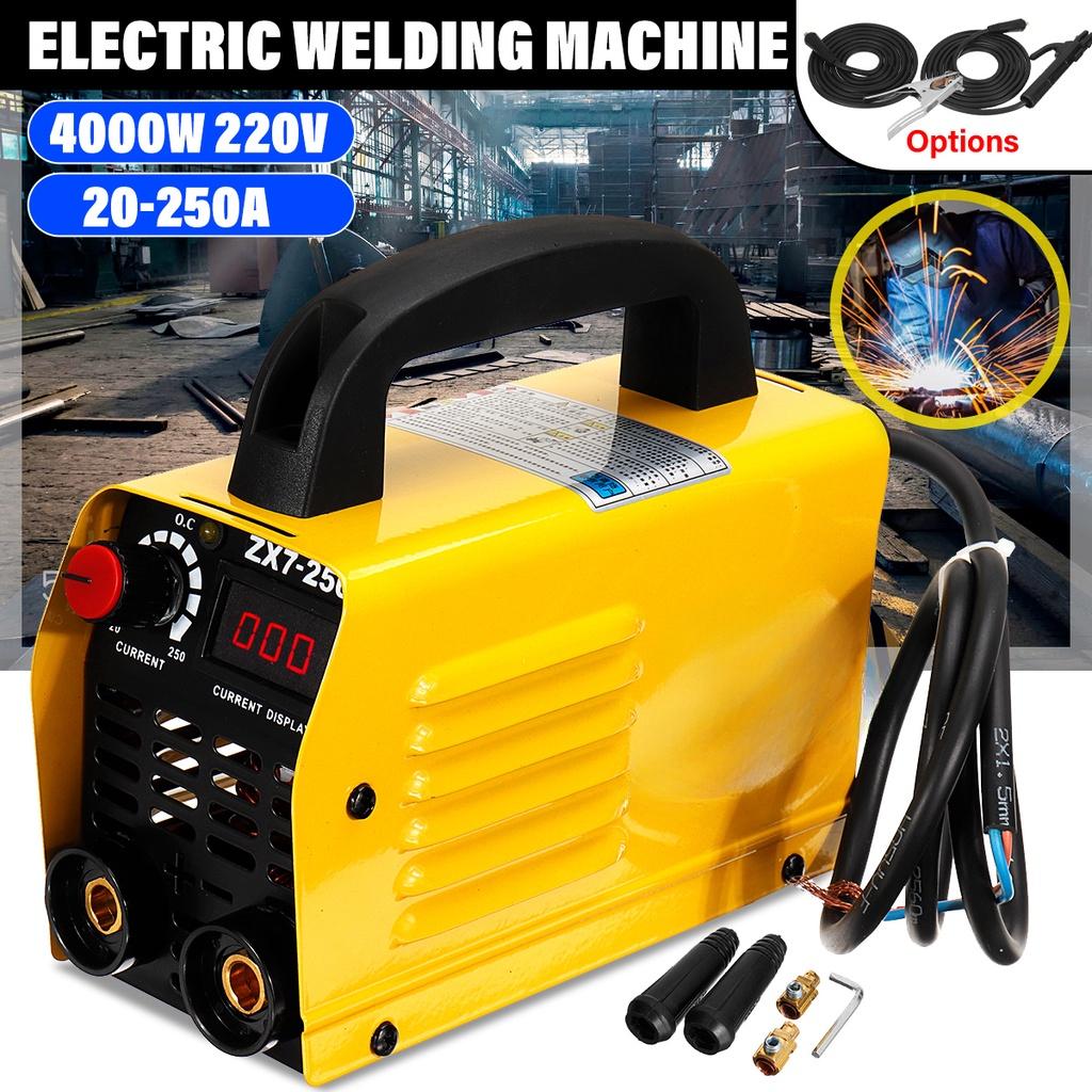 Aparat de Sudură Invertor 200A cu Arc Electric DC MMA ARC pentru Casă, Începători, Bricolaj, Lucru, Sudură 220V 4000W