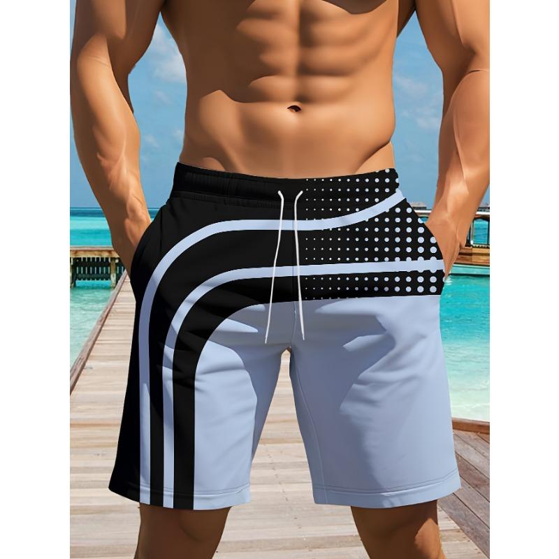 Men s 3D Hawaiian print shorts, personalized design - casual regular fit S