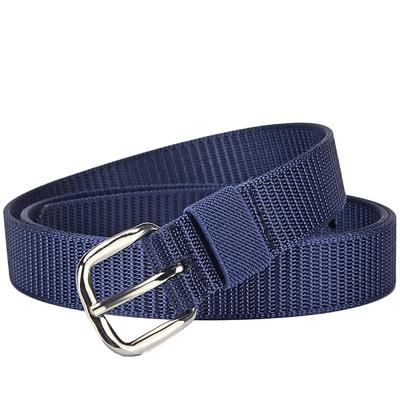 [White Fang] Belt, Fashionable Nylon Material, Daily Casual, Durable, Business Fit, Men's BT939 (Navy)