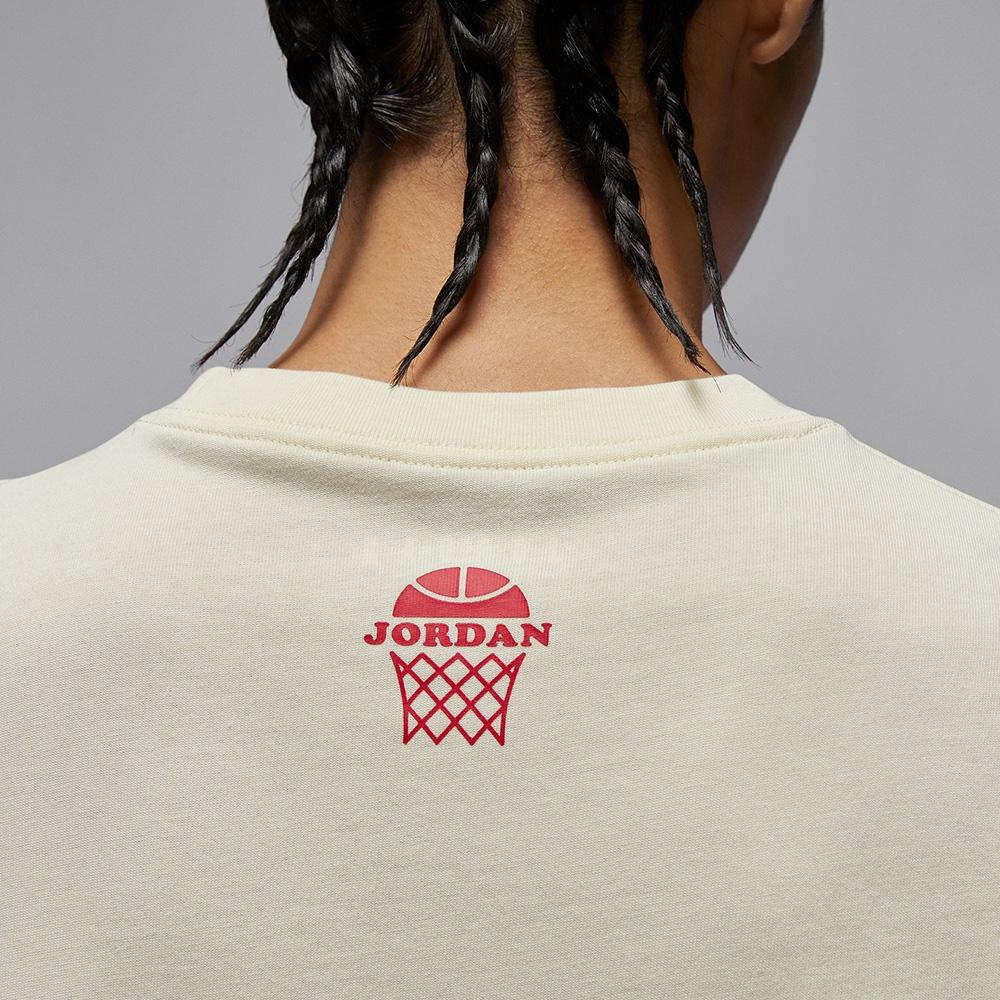 Jordan Soft And Comfortable Logo Short Sleeve T-Shirt Men Tops Coconut-Milk HQ1575-113