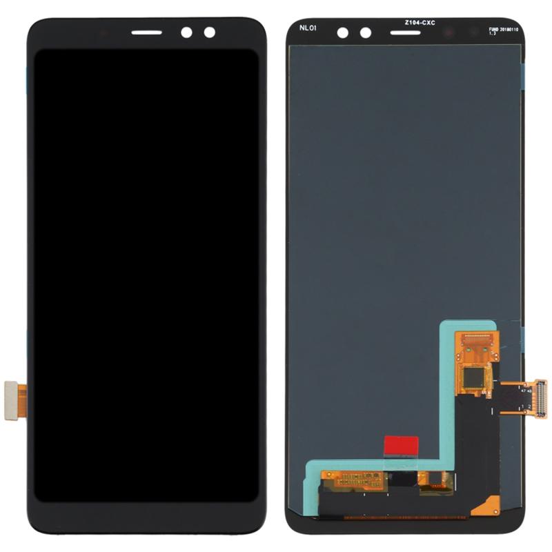 

OLED Screen and Digitizer Assembly Part (OLED Workmanship,Smaller Size) for Samsung Galaxy A8+ (2018) A730 A
