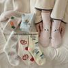 Cozy Plush Coral Velvet Socks: Women's Thick Fluffy Winter Warmers for Home & Sleep