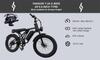 YANGOR Y-24 Electric Bike, 250W Motor, 48V 20AH Battery, 24*4.0-inch Tire, 42km/h Max Speed, 120km Max Range